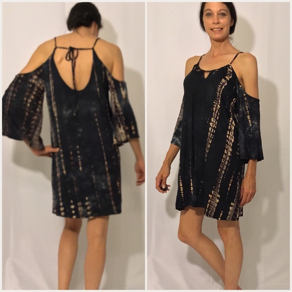 New Arrival 💗 Off the Shoulder Tie Dye Dress - Picture 3 of 6